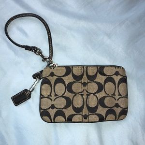 Coach small size wallet/purse wristlet
